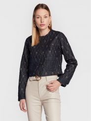 Pinko Kurtka jeansowa Inspirata 1 1J1115 A0A4 Granatowy Boxy Fit. Niebieskie kurtki Pinko, bez wzorów, z bawełny, bez kaptura. Za 1,579.00 zł.