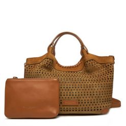 Torebka Gianni Chiarini. Brązowe torebki klasyczne Gianni Chiarini, bez wzorów, bez dodatków. Za 1,039.00 zł.