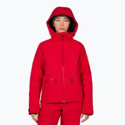 Kurtka narciarska damska Rossignol Rochrun Insulated. Czerwone kurtki narciarskie Rossignol, bez wzorów, bez kaptura, narciarskie. Za 1,369.00 zł.