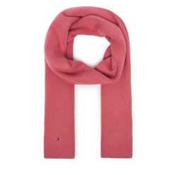Szalik Tommy Hilfiger. Czerwone szaliki TOMMY HILFIGER, bez wzorów. Za 289.99 zł.