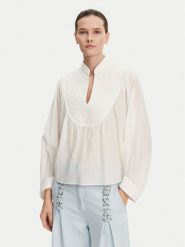 Munthe Bluzka Frantz 251100525130 Écru Loose Fit. Bluzki Munthe, bez wzorów, z wiskozy, bez kołnierzyka, bez ramiączek. Za 599.99 zł.