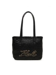 KARL LAGERFELD Torebka B2W30206 Czarny. Czarne torebki klasyczne KARL LAGERFELD, bez wzorów, ze skóry, bez dodatków. Za 1,499.00 zł.