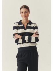 TATUUM Sweter w kolorze biało-granatowym rozmiar: XL. Białe swetry Tatuum, xl, bez wzorów, bez ramiączek. Za 140.20 zł.