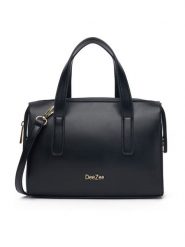 DeeZee Torebka DZE-S-011-07 Czarny. Czarne torebki klasyczne DeeZee, bez wzorów, ze skóry, bez dodatków. Za 129.99 zł.