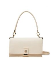 Tommy Hilfiger Torebka Th Her Med Crossover AW0AW17216 Beżowy. Brązowe torebki klasyczne TOMMY HILFIGER, bez wzorów, ze skóry, bez dodatków. Za 429.99 zł.