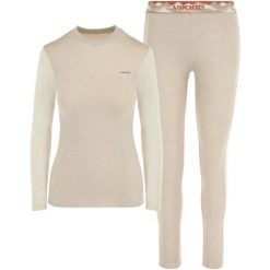 Bielizna damska VIKING Novena Lady Set Merino. Brązowa bielizna sportowa Viking, bez wzorów. Za 429.90 zł.