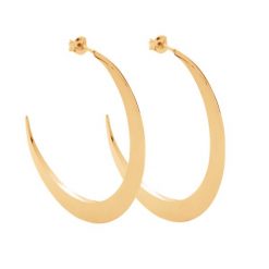 Kolczyki Lune półksiężyce pozłacane. Białe kolczyki Lilou, pozłacane. Za 169.00 zł.