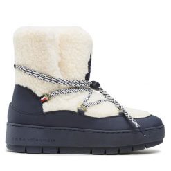 Śniegowce Tommy Hilfiger. Białe trapery i śniegowce TOMMY HILFIGER. Za 739.99 zł.