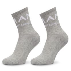 Skarpety długie Emporio Armani Underwear. Szare skarpety Emporio Armani Underwear, bez wzorów. Za 79.99 zł.