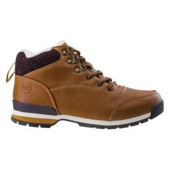 Buty zimowe damskie Hi-Tec Ladivi Mid Wo's - brązowe, Rozmiar buta 39. Brązowe obuwie sportowe Hi-tec, na zimę, z futra, bez zapięcia. Za 134.99 zł.