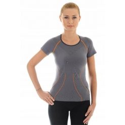 Koszulka damska Brubeck ATHLETIC jasny szary S SS10230. Szare koszulki sportowe Brubeck, bez wzorów, bez ramiączek. Za 94.99 zł.