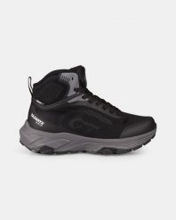 Uniseksowe wysokie buty trekkingowe Kilpi PINUT HIGH WP-U. Czarne trekkingi Kilpi, z materiału. Za 370.41 zł.