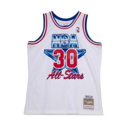 Koszulka Mitchell & Ness All Star East 1992/93. Białe bluzki Mitchell & Ness, bez wzorów, z poliesteru, retro, bez kołnierzyka, bez ramiączek. Za 474.00 zł.