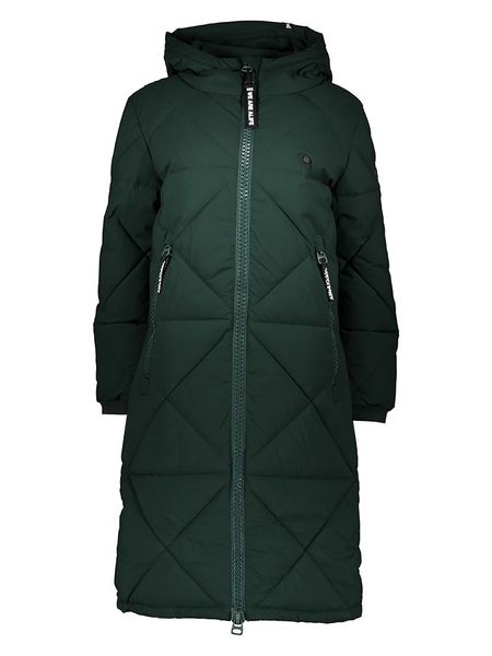 Alife and kickin Płaszcz zimowy "Enya" w kolorze ciemnozielonym rozmiar: S. Zielone płaszcze Alife and Kickin, na zimę, s, bez wzorów, z puchu, bez kaptura. Za 271.03 zł.