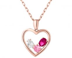 Naszyjnik z mosiądzu pozłacany z cyrkoniami - serce. Naszyjniki Artelioni, z cyrkonią, pozłacane. Za 199.00 zł.