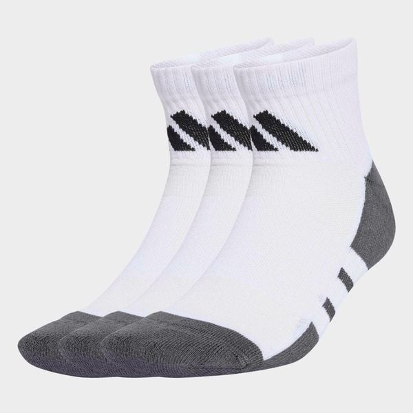 Skarpetki fitness ADIDAS 3 pary. Białe skarpety Adidas, bez wzorów. Za 49.99 zł.