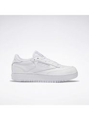 Reebok Skórzane sneakersy "Club C Double" w kolorze białym rozmiar: 42. Białe trampki Reebok, bez wzorów, z materiału, bez zapięcia. Za 206.91 zł.
