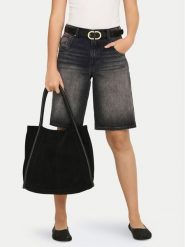 ONLY Szorty jeansowe Mate Reg 15340976 Czarny Regular Fit. Czarne szorty Only, bez wzorów, z bawełny. Za 189.99 zł.