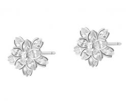 Kolczyki srebrne z cyrkoniami. Szare kolczyki Apart, z cyrkonią, srebrne. Za 129.00 zł.