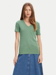 United Colors Of Benetton T-Shirt 3GA2E4230 Zielony Regular Fit. Zielone t-shirty United Colors of Benetton, xs, bez wzorów, z bawełny, bez kołnierzyka, bez ramiączek. Za 49.99 zł.
