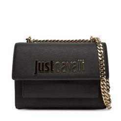 Torebka Just Cavalli. Czarne torebki klasyczne Just Cavalli, bez wzorów, bez dodatków. Za 489.99 zł.
