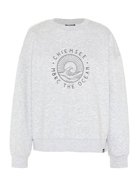 Chiemsee Bluza w kolorze szarym rozmiar: M. Szare bluzy Chiemsee, m, bez wzorów, z bawełny, bez kaptura. Za 129.95 zł.