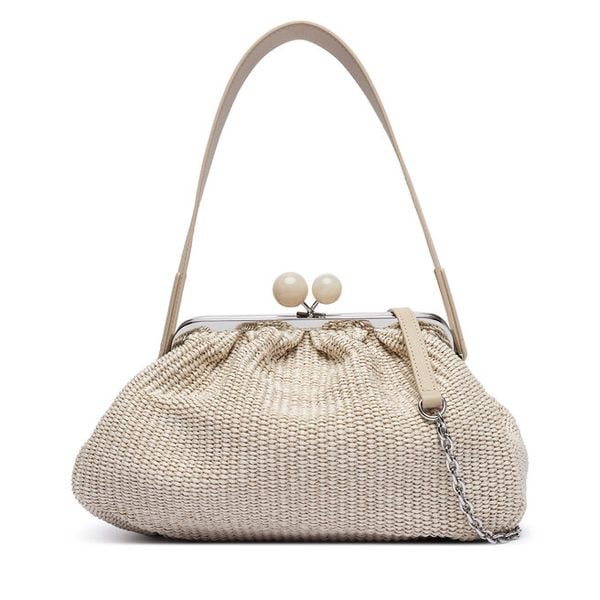 Torebka Weekend Max Mara. Brązowe torebki klasyczne Weekend Max Mara, bez wzorów, bez dodatków. Za 1,579.00 zł.