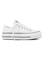Converse Sneakersy w kolorze białym rozmiar: 36,5. Białe trampki Converse, bez wzorów, za kostkę, bez zapięcia. Za 281.76 zł.