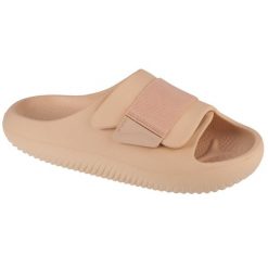 Klapki unisex Crocs 2094132DS. Brązowe klapki Crocs, bez wzorów, z materiału, bez obcasa. Za 379.99 zł.