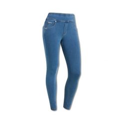 Damskie jegginsy bawełniane Freddy Carryover Now. Niebieskie jeansy FREDDY, xl, bez wzorów, z obniżonym stanem. Za 458.35 zł.
