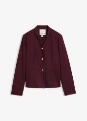Żakiet z kołnierzem kielichowym. Czerwone marynarki i żakiety bonprix, bez wzorów, eleganckie. Za 219.99 zł.