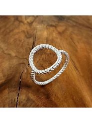 Eclat d'Argent Srebrny pierścionek rozmiar: 50. Szare pierścionki Eclat d'Argent, srebrne. Za 225.70 zł.