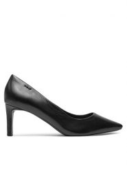 DKNY Szpilki Charlie K3496787 Czarny. Czarne szpilki DKNY, bez wzorów, ze skóry, bez obcasa, na szpilce, bez zapięcia. Za 359.99 zł.