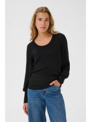 Kaffe Sweter w kolorze czarnym rozmiar: XS. Czarne swetry Kaffe, xs, bez wzorów, bez ramiączek. Za 104.99 zł.