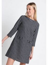 More & More Sukienka w kolorze czarno-białym rozmiar: 38. Białe sukienki More & More, bez wzorów, bez kołnierzyka, bez ramiączek, midi. Za 169.67 zł.