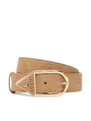 Guess Pasek Damski BW9223 P5235 Beżowy. Brązowe paski Guess, z aplikacjami, ze skóry. Za 169.99 zł.