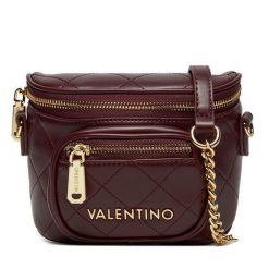Saszetka nerka Valentino. Czerwone torebki klasyczne Valentino, bez wzorów, bez dodatków. Za 359.99 zł.