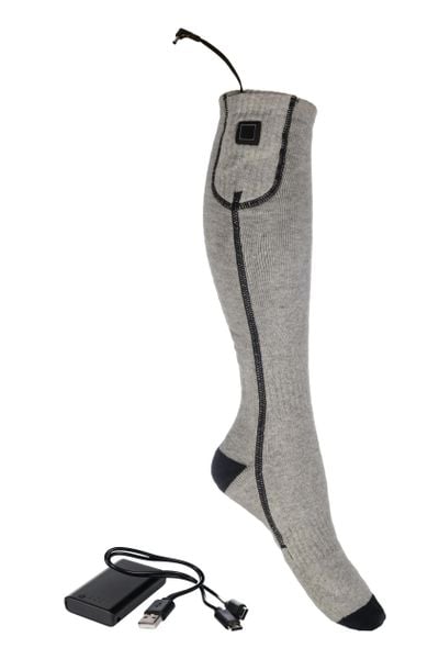 Damskie skarpety jeździeckie HKM Keep Warm. Niebieskie skarpety HKM, bez wzorów, z materiału. Za 267.00 zł.