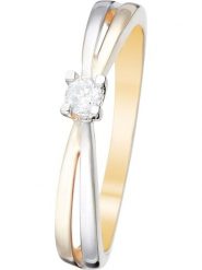 DIAMOND & CO Złoty pierścionek "Ma bien Aimée" z diamentami rozmiar: 56. Szare pierścionki Diamond & Co, z diamentem, złote. Za 1,209.99 zł.