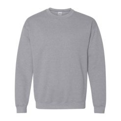 Bluza Rozpinana Z Grubej Mieszanki Dla Dorosłych Unisex. Szare bluzy GILDAN, m, bez wzorów, z bawełny, z kapturem. Za 83.99 zł.