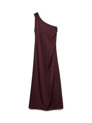 Vero Moda Sukienka koktajlowa Mollie 10335400 Fioletowy Regular Fit. Fioletowe sukienki Vero Moda, m, bez wzorów, z syntetyku, wizytowe, bez kołnierzyka, bez ramiączek. Za 229.99 zł.