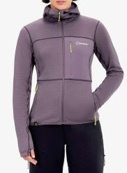 Bluza rozpinana damska Berghaus Ridge-Hiker Hoody. Fioletowe bluzy Berghaus, l, bez wzorów, z materiału, z kapturem. Za 571.99 zł.