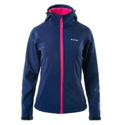 Kurtka damska Softshell Hi-Tec Lady Caria II - granatowa, Rozmiar S. Kurtki sportowe Hi-tec, m, bez wzorów, z dzianiny, bez kaptura. Za 144.99 zł.