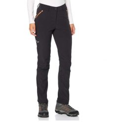 Spodnie trekkingowe damskie Salewa Terminal Dst. Czarne spodnie sportowe Salewa, na zimę, bez wzorów, z elastanu, trekkingowe. Za 425.70 zł.