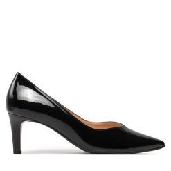 Szpilki HÖGL. Czarne szpilki Högl, bez wzorów, bez obcasa, na szpilce, bez zapięcia. Za 399.99 zł.