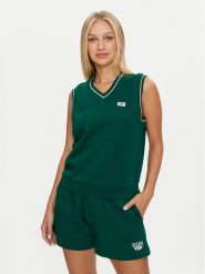 Reebok Sweter Cl Cs Vest 100075522 Zielony Regular Fit. Zielone swetry Reebok, xs, bez wzorów, z bawełny, bez ramiączek. Za 109.99 zł.