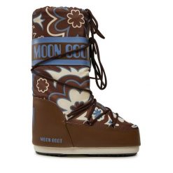 Śniegowce Moon Boot. Brązowe trapery i śniegowce Moon Boot. Za 899.99 zł.
