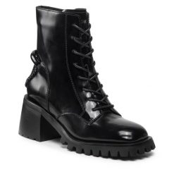 Botki Rage Age. Czarne botki Rage Age, bez wzorów, bez obcasa, na słupku, bez zapięcia. Za 519.99 zł.