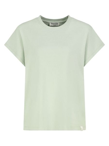 Eight2Nine Koszulka w kolorze miętowym rozmiar: L. Zielone bluzki Eight2Nine, l, bez wzorów, z bawełny, bez kołnierzyka, bez ramiączek. Za 65.69 zł.