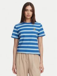 Tommy Hilfiger T-Shirt Logo Embroidery WW0WW48699 Niebieski Regular Fit. Niebieskie t-shirty TOMMY HILFIGER, xs, bez wzorów, z bawełny, bez kołnierzyka, bez ramiączek. Za 169.99 zł.